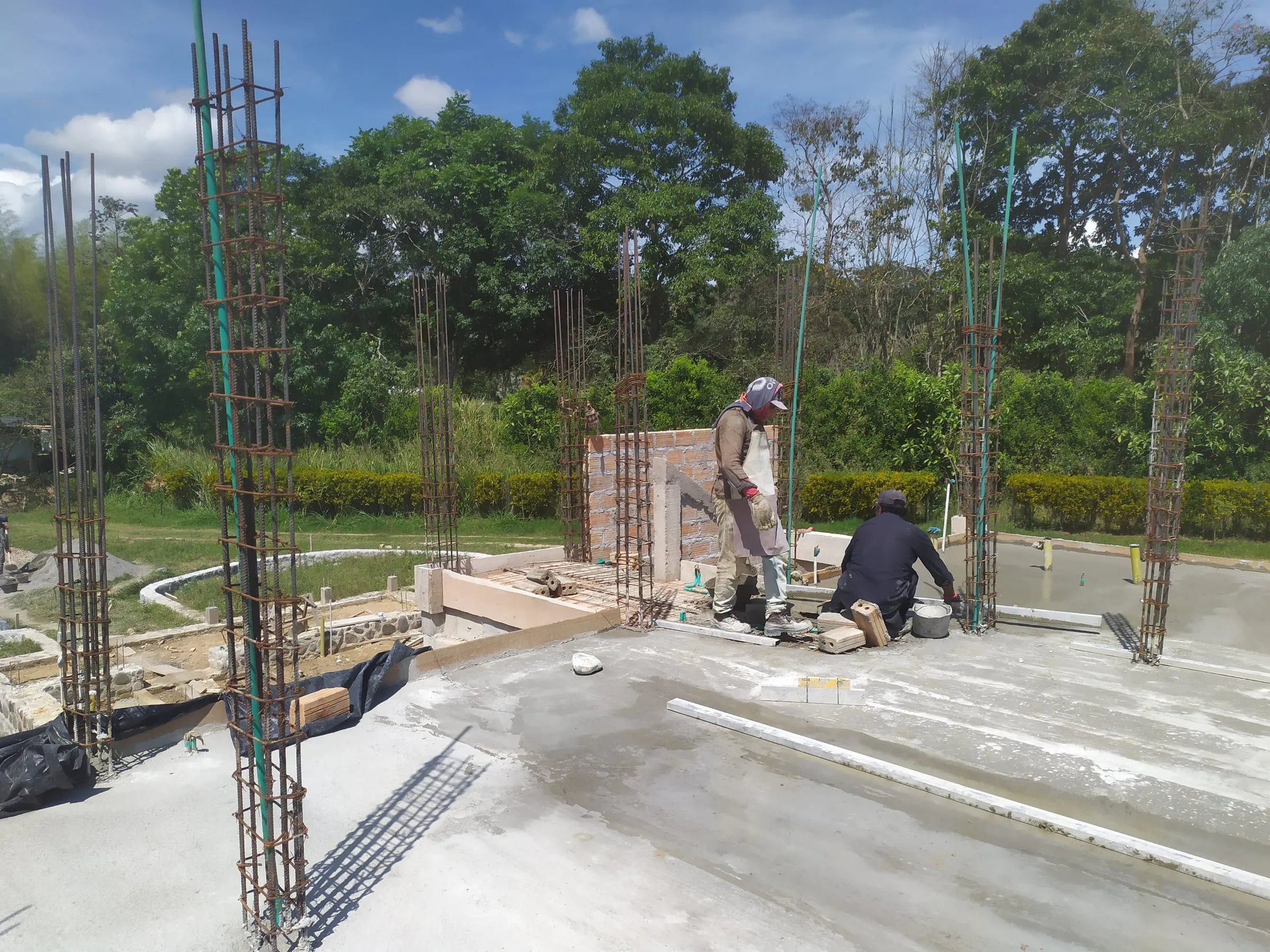 Casa 4 Gatos — muros y estructura