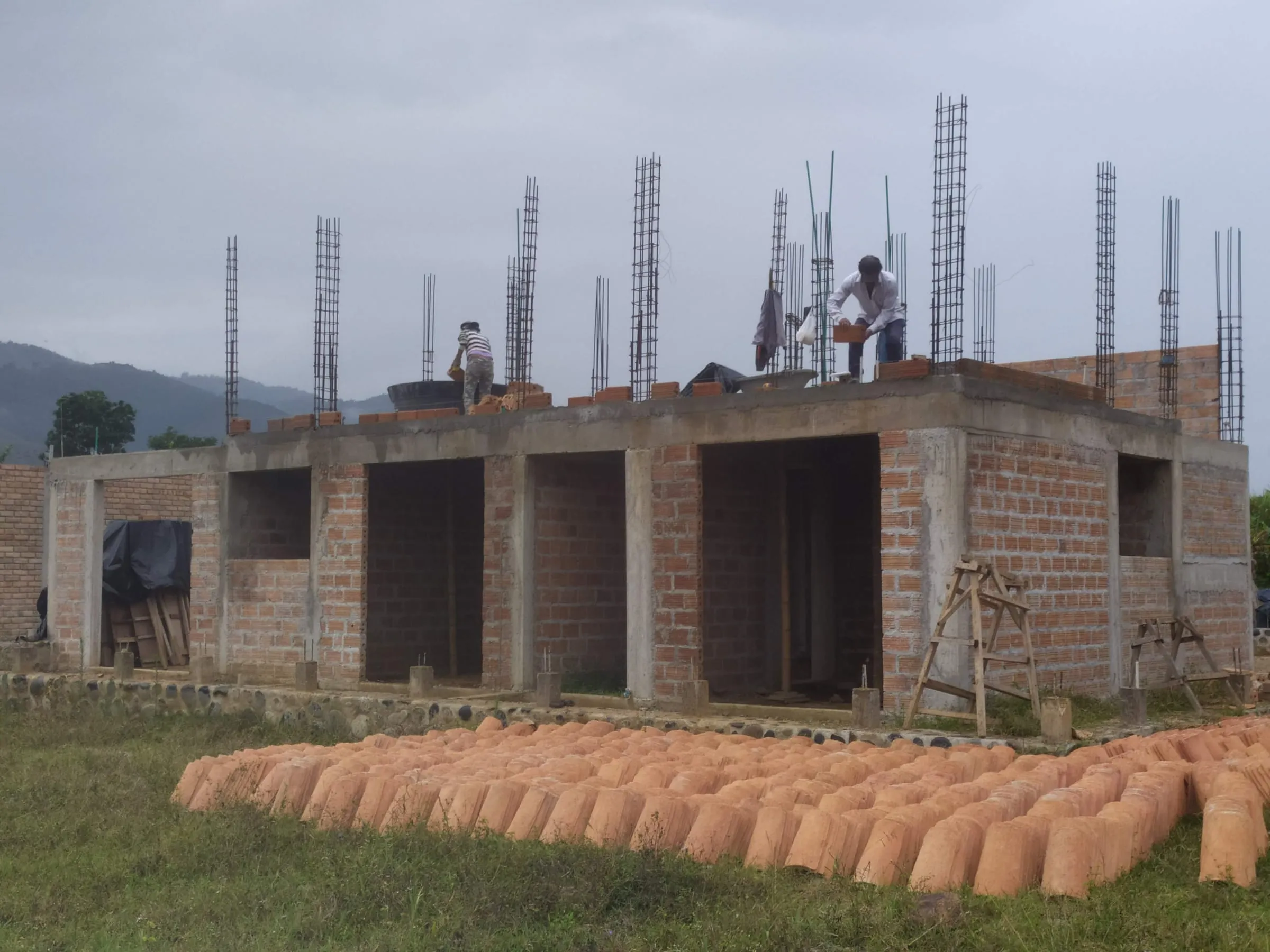 Casa 4 Gatos — muros y estructura