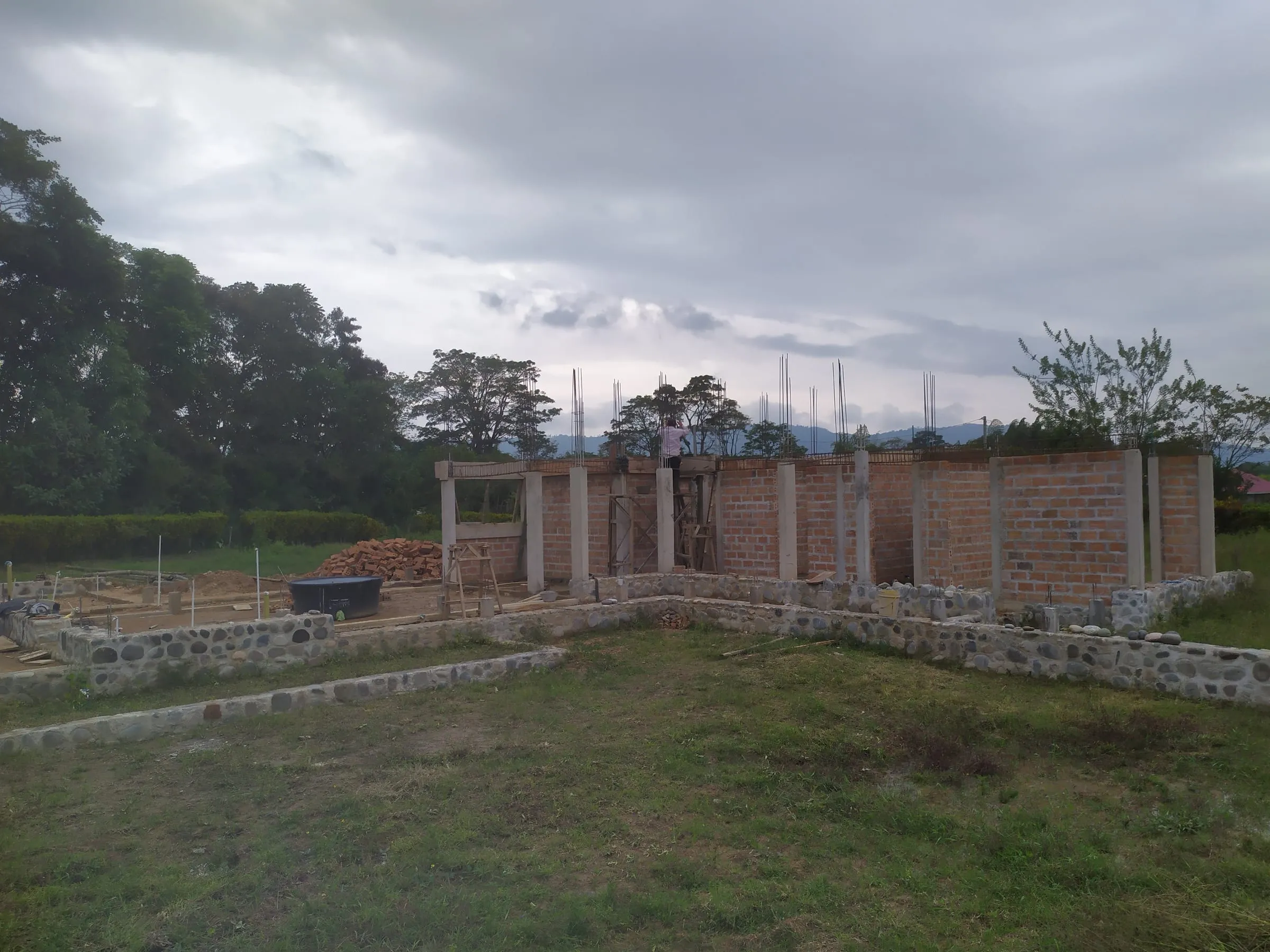 Casa 4 Gatos — muros y estructura