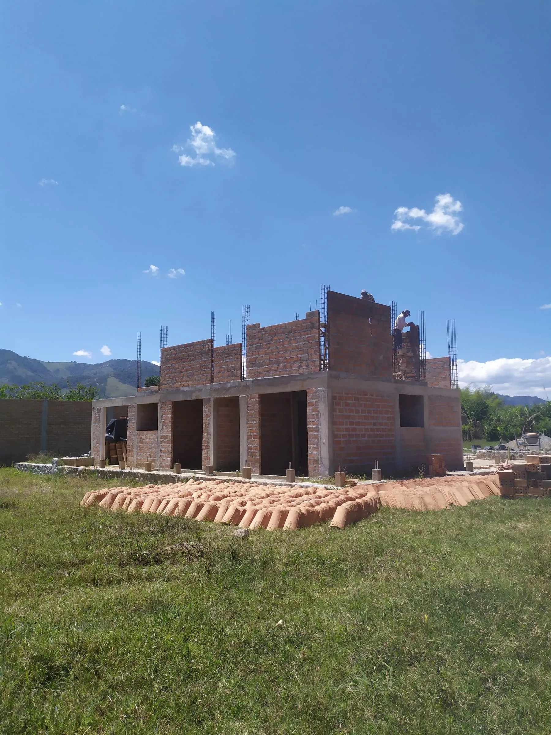 Casa 4 Gatos — obra en guadua