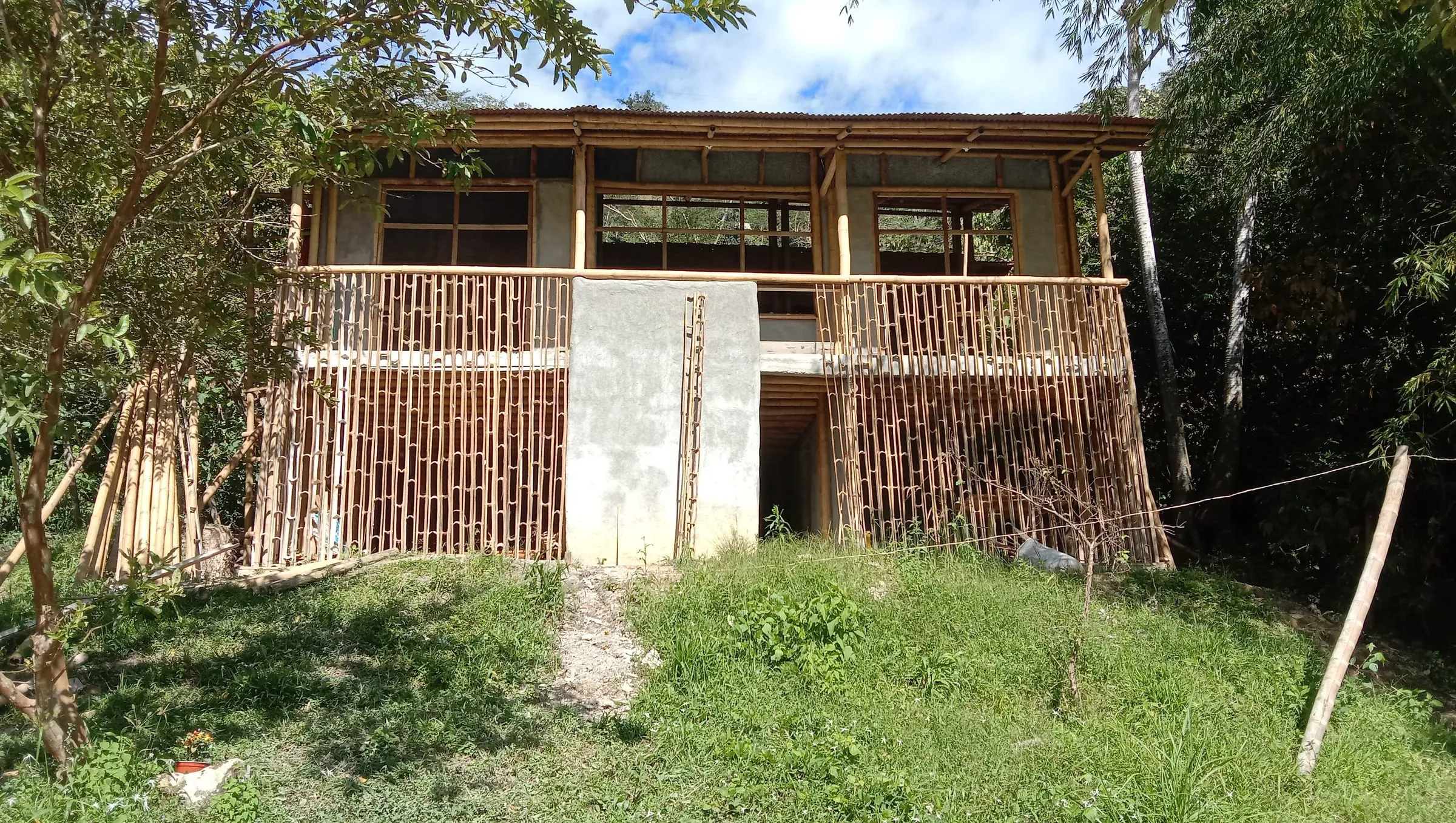 Casa Charguayacpo — obra en guadua