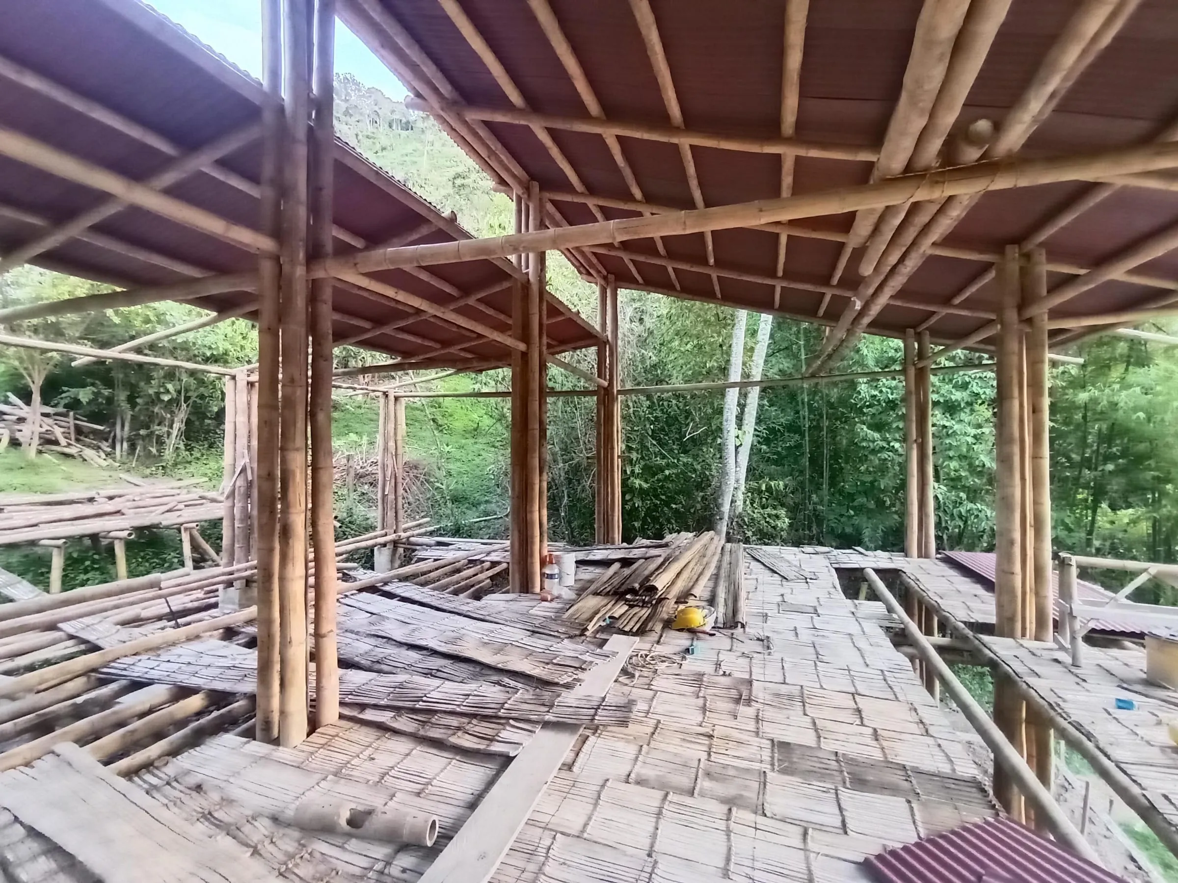 Casa Charguayacpo — obra en guadua